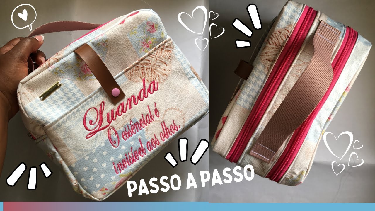 COMO FAZER MALETA DUPLA FÁCIL | Máquina Doméstica