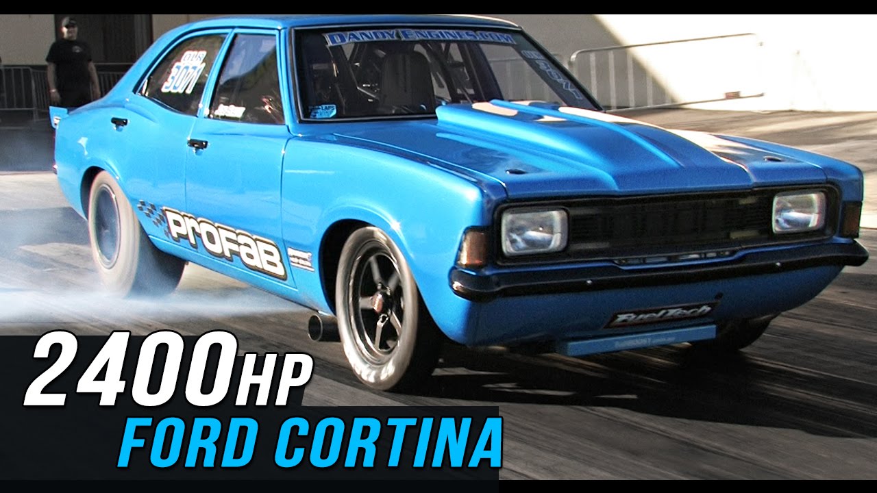 Ford Cortina мощностью 2400 л.с.: как использовать 6-цилиндровые двигатели на радиальных шинах Dr...