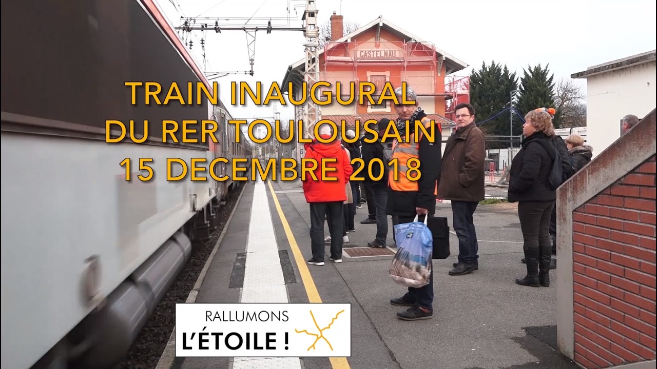 Train inaugural du RER toulousain (2018)