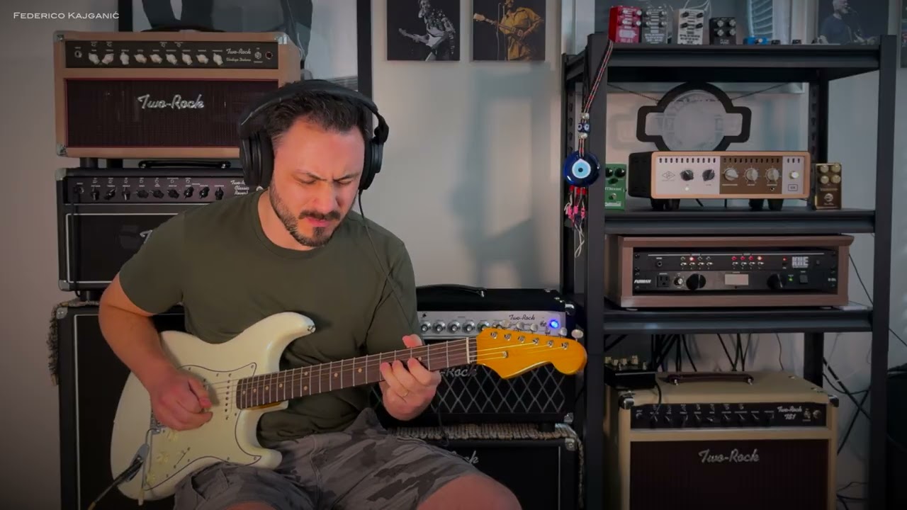 SRV style Jam with Two Rock Silver Sterling Signature and KingTone Blues Power V2