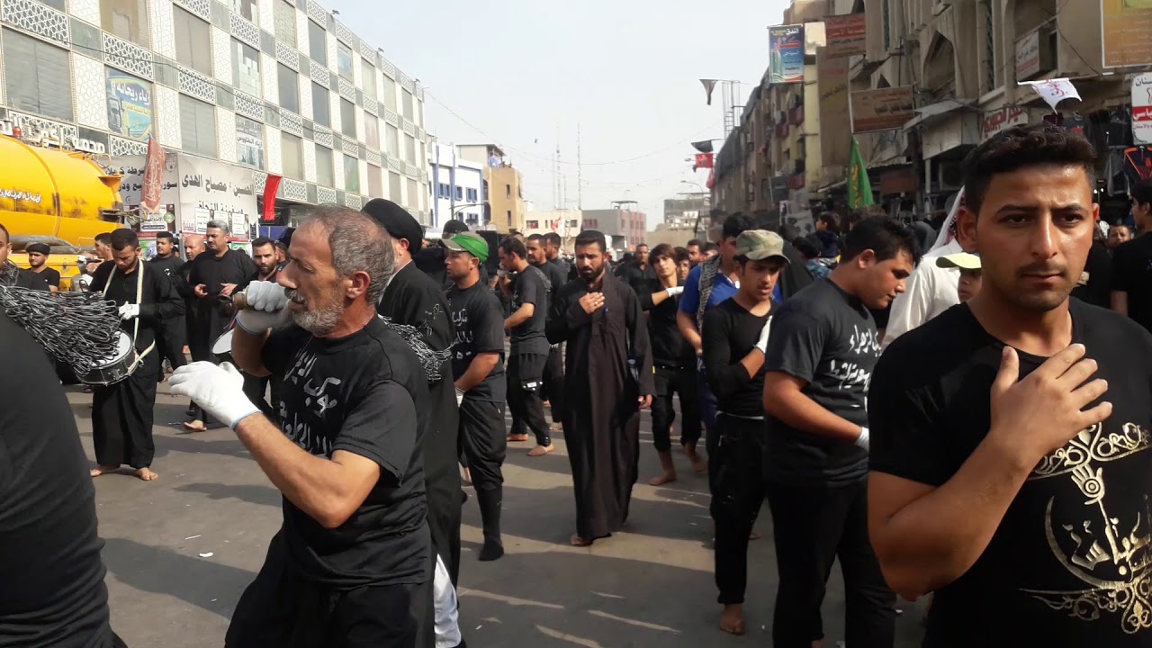 موكب زنجيل سعديه الشط في كربلاء