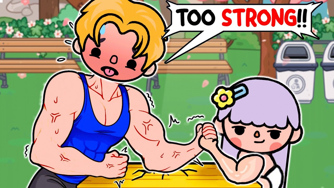 I'm The Strongest Girl Since Birth 💪🏋️😏  Toca Life Story | Toca Boca