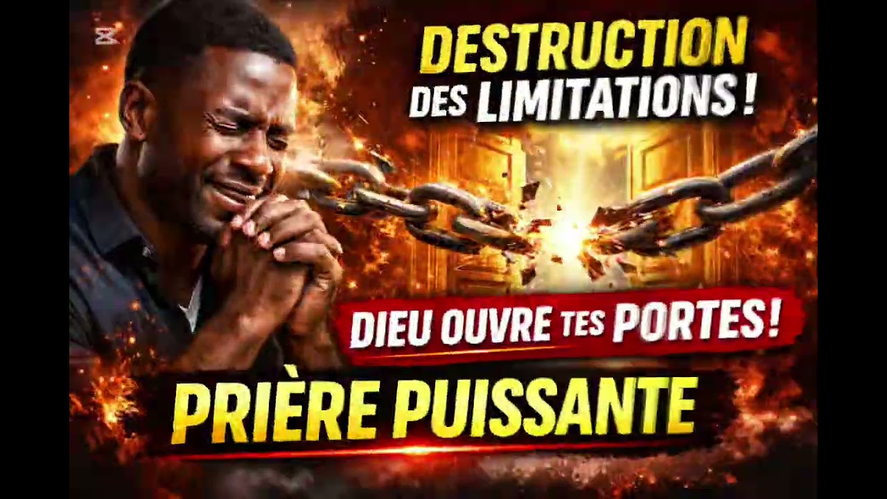 PRIÈRE PUISSANTE : Destruction de Toutes les Limitations | Que Dieu Ouvre Tes Portes Aujourd’hui
