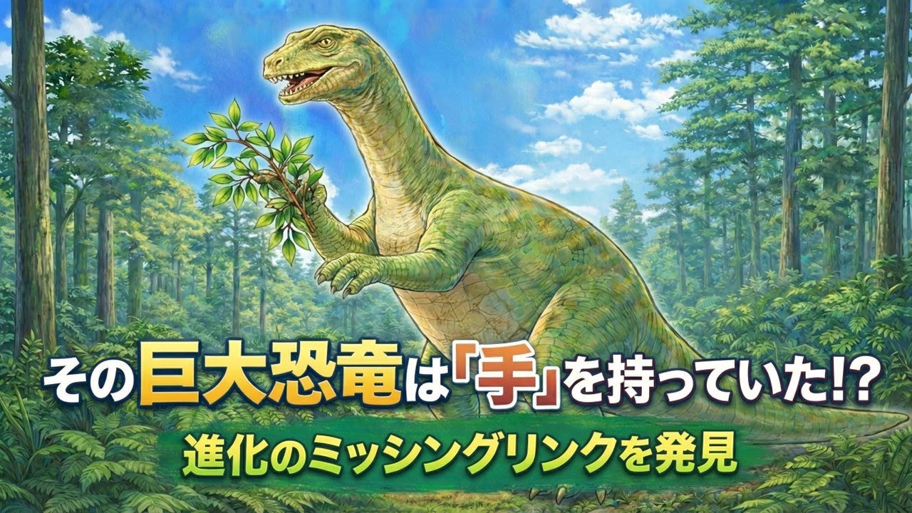 巨大な草食恐竜の前脚がまだ「手」だった頃―東アジア最古の竜脚類の祖先が持つ掴むための手