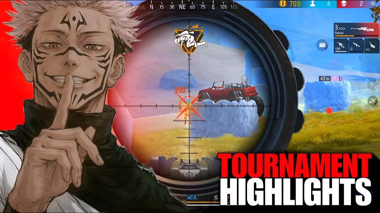 FF -🏆TOURNAMENT + SCRIMS HIGHLIGHTS😳 |JV MAN SNIPER GAMEPLAY🇮🇳 | FF MAX |