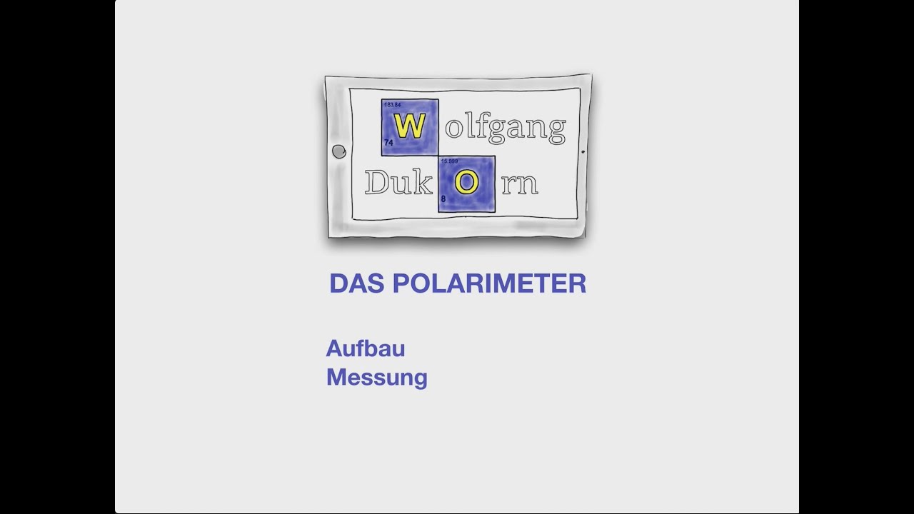 Das Polarimeter - Aufbau und Messung