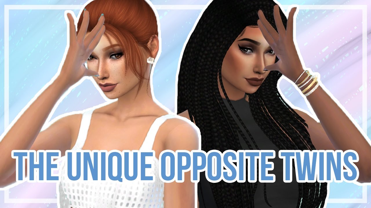 The Sims 4: Create A Sim || The Unique Opposite Twins