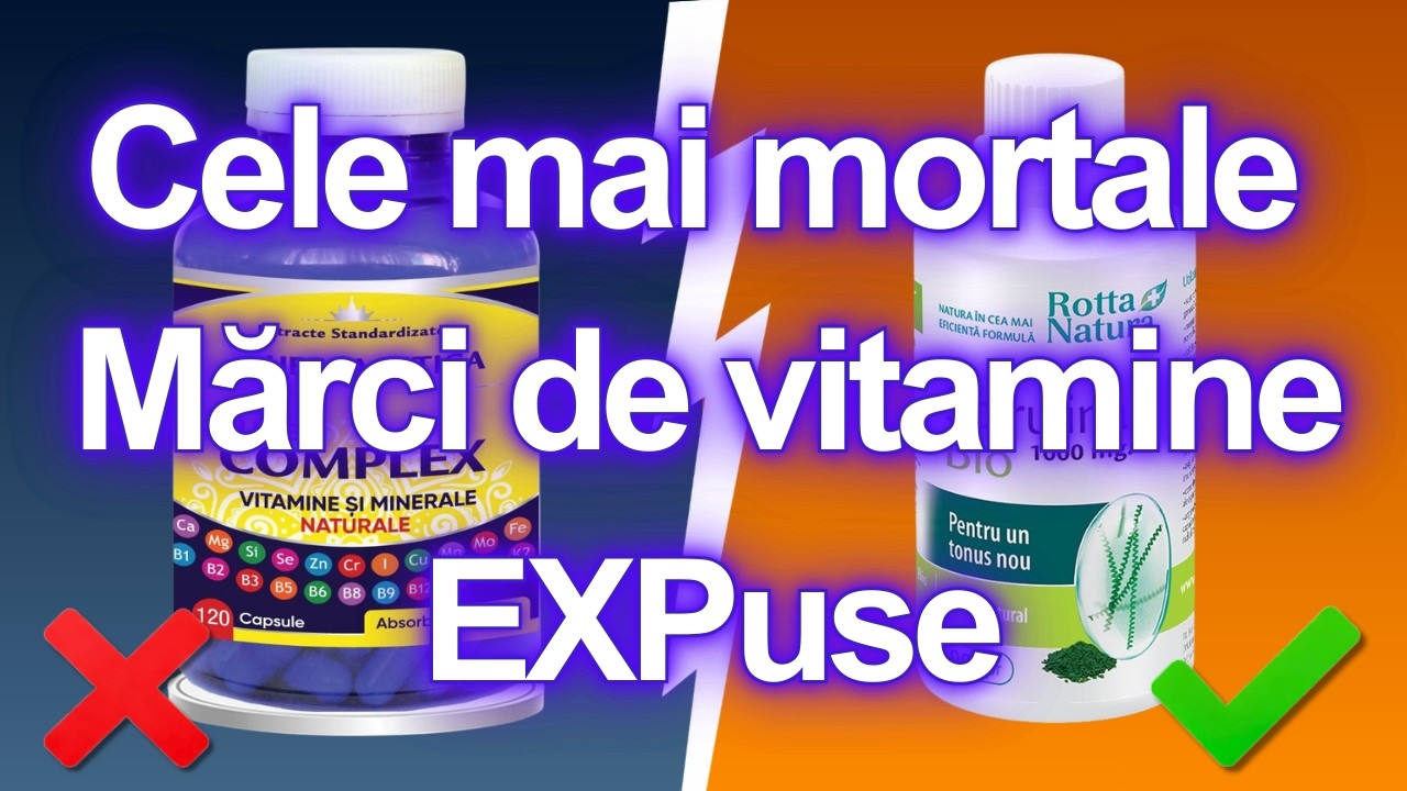 7 mărci de vitamine pe care să NU le iei NICIODATĂ! (Și câteva care sunt cu adevărat sigure)
