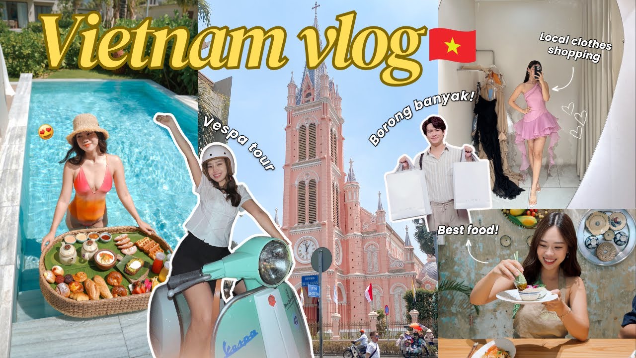 Vietnam vlog 🇻🇳 Explore Ho Chi Minh, must eats, best shopping place, chill at Quy Nhon 🏝️