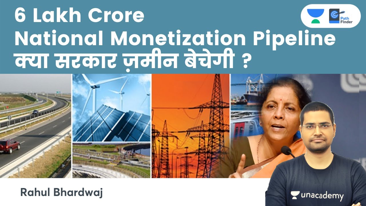 6 Lakh Crore National Monetization Pipeline | क्या सरकार ज़मीन बेचेगी? | Current Affairs By Rahul Sir