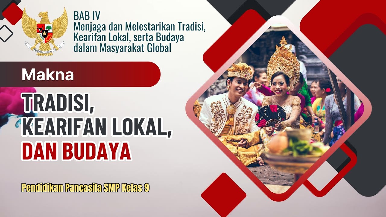 Makna Tradisi, Kearifan Lokal, dan Budaya