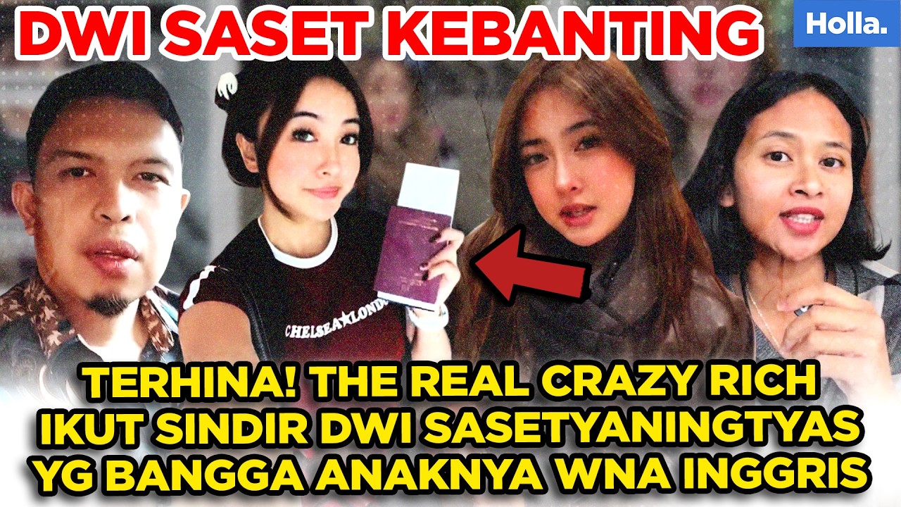 TERHINA! THE REAL CRAZY RICH IKUT SINDIR DWI SASETYANINGTYAS YG BANGGA ANAKNYA WNA INGGRIS