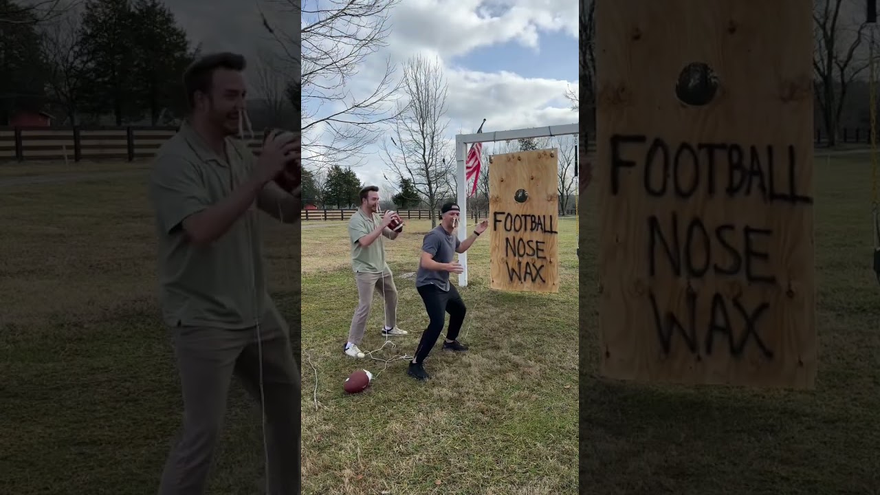 Throw the Hole, Wax opponents Nose! 🤣 #game #funny #football #nfl