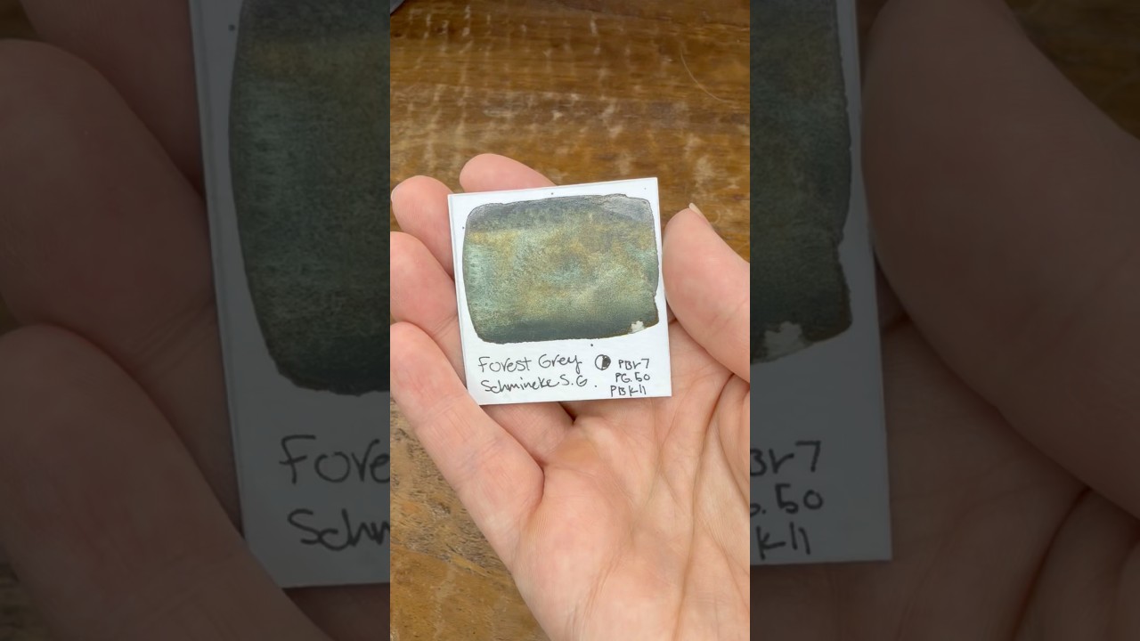 Создание гранулированной акварели #акварель