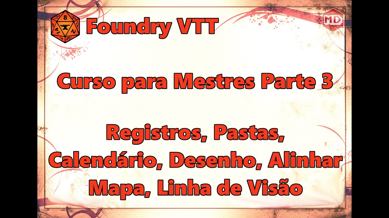 Curso Foundry VTT para Mestres #3 - Criando sua Cena e Manipulando Tokens