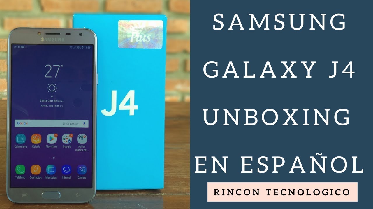 Samsung GALAXY J4 Unboxing en ESPAÑOL - Bolivia