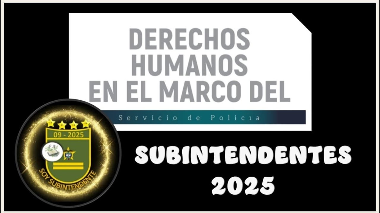 DERECHOS HUMANOS EN EL MARCO DCEL SERVICIO DE POLICIA