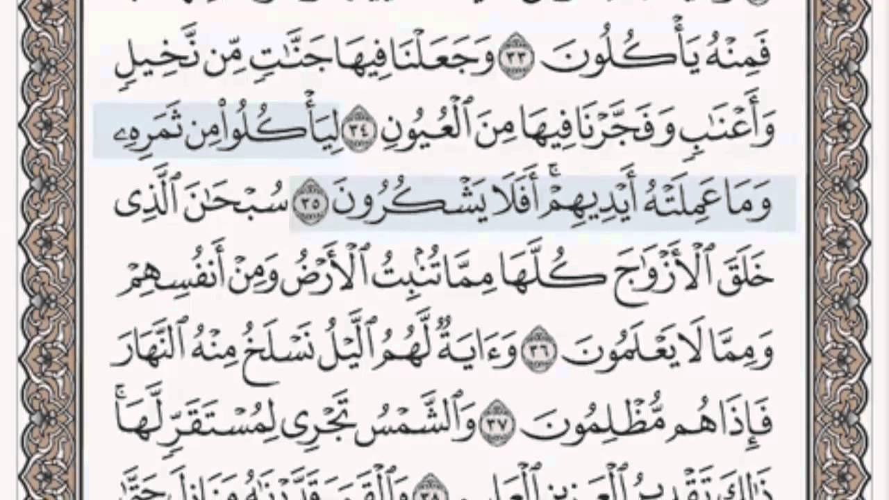 القرآن الكريم بالصفحات صوت وصورة ص/ 442 الشيخ محمود خليل الحصري بمد المنفصل