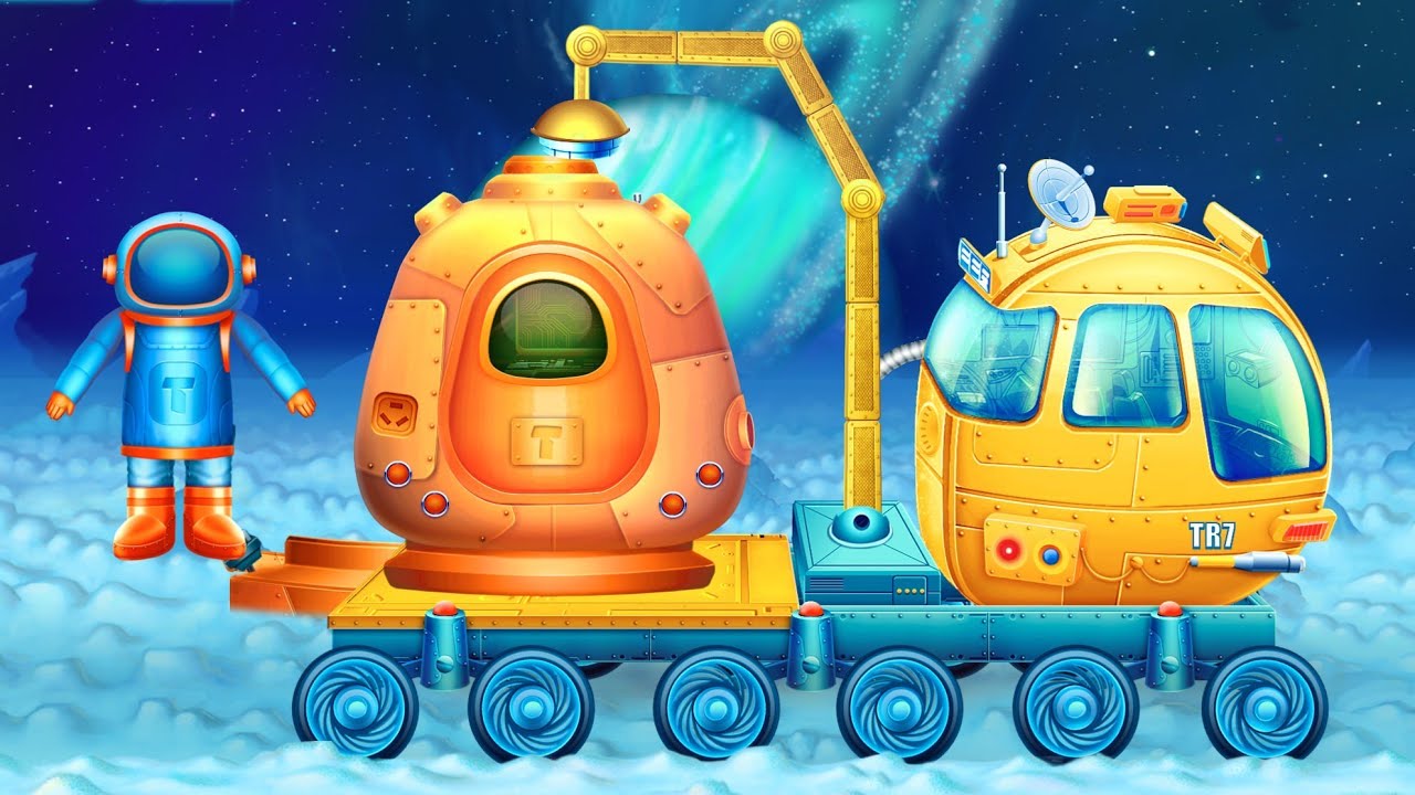 Space Mission - Top App for Kids with Mars Vehicles - iPad Gameplay