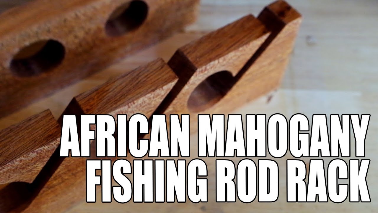 Building a Fishing Rod Rack