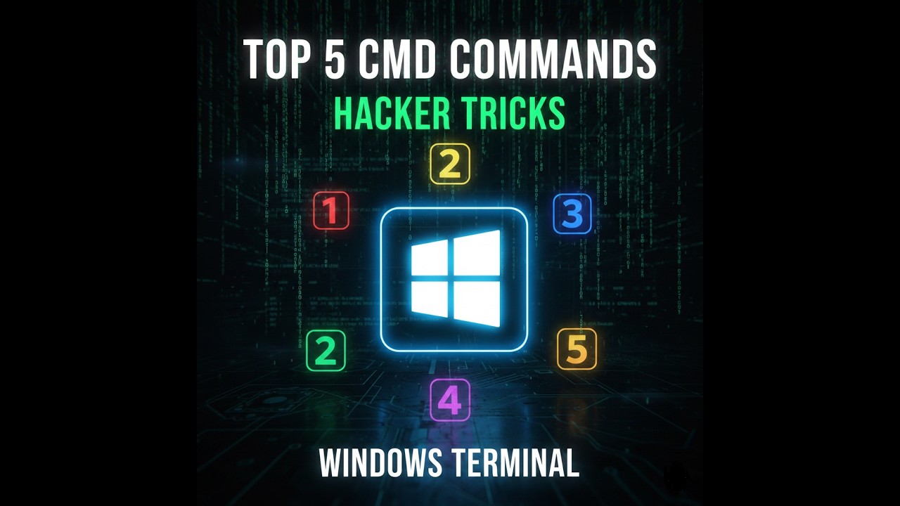 Top 5 CMD Commands Used by Hackers | Windows Terminal Tricks | Part One