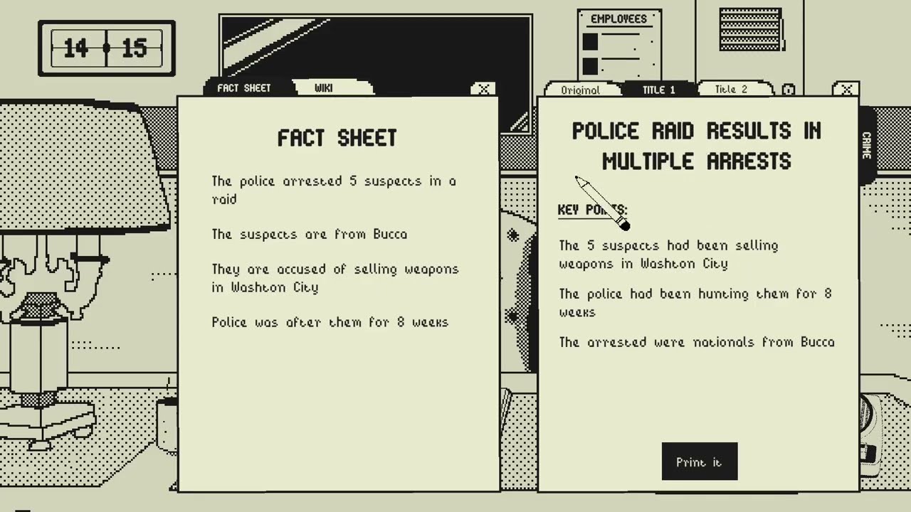 I Became the Editor in Good News Demo