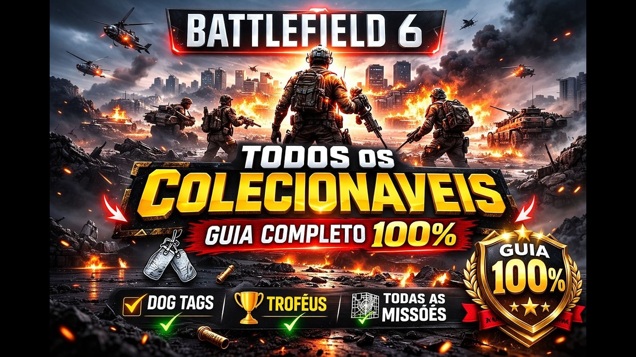 BATTLEFIELD 6 TODOS OS COLECIONAVEIS E TROFÉUS EXPECIFICO DE CADA MISSÃO
