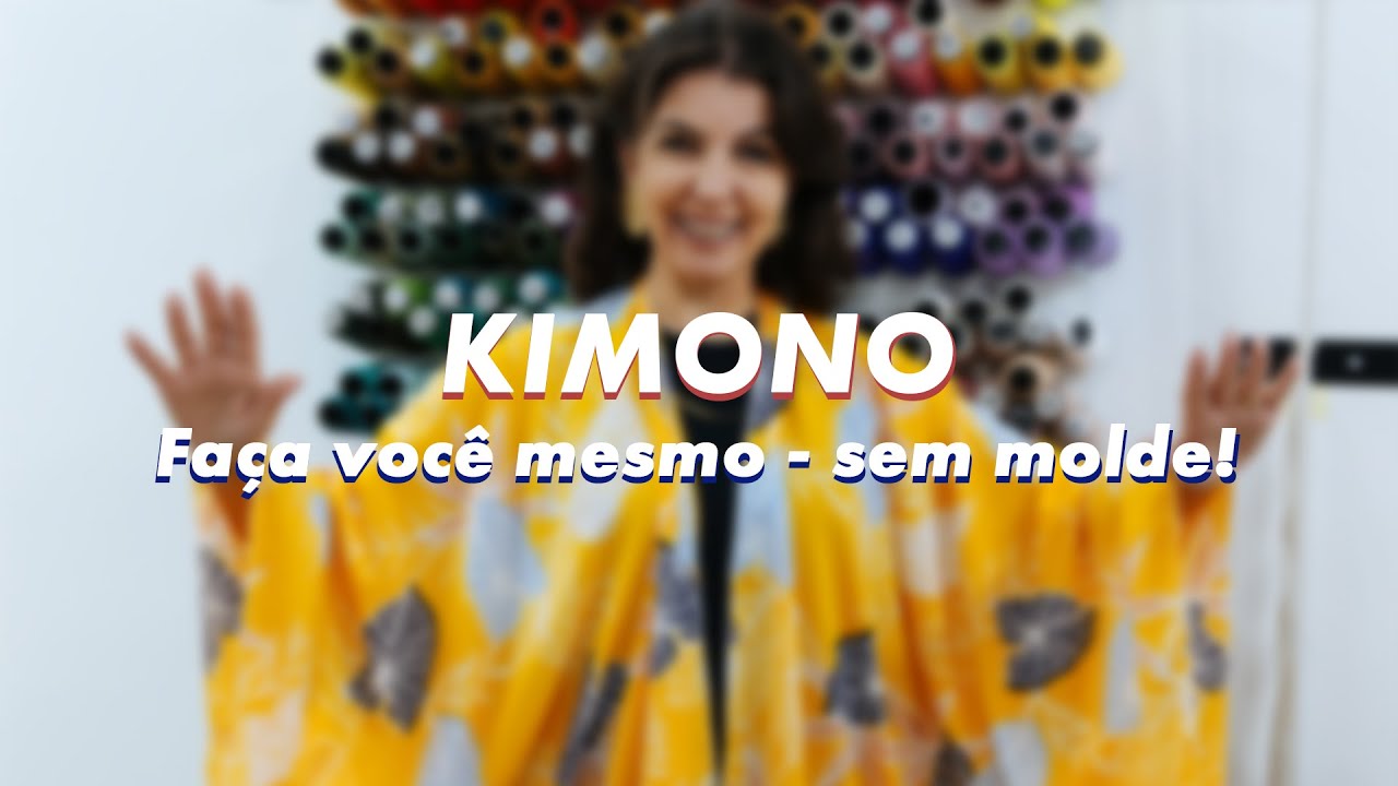 Kimono - simples, f&aacute;cil e sem molde!