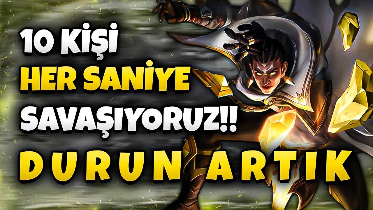 10 KİŞİ HER SANİYE SAVAŞIYORUZ! NEDENN? BRODY İLE GERİYE DÜŞEN TAKIMI SIRTLAMAK - Mobile Legends