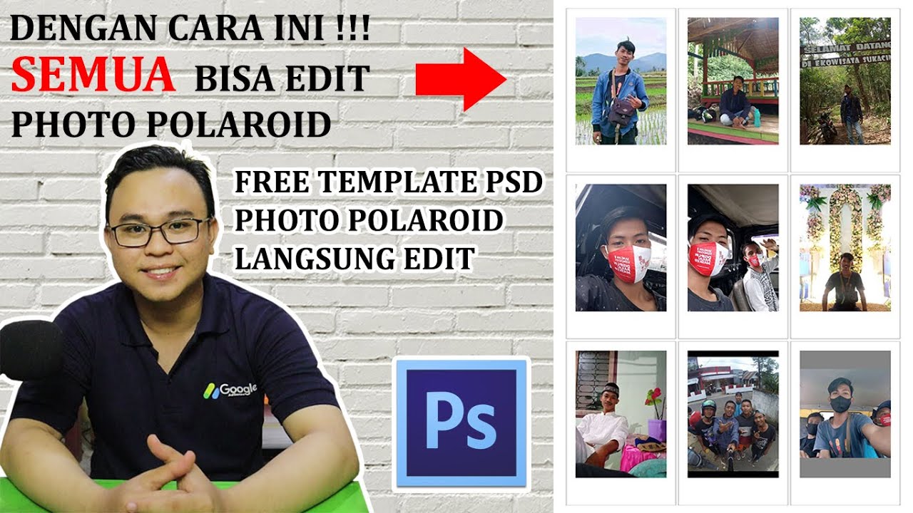 CARA Edit Foto Polaroid Ukuran 2R Di Photoshop