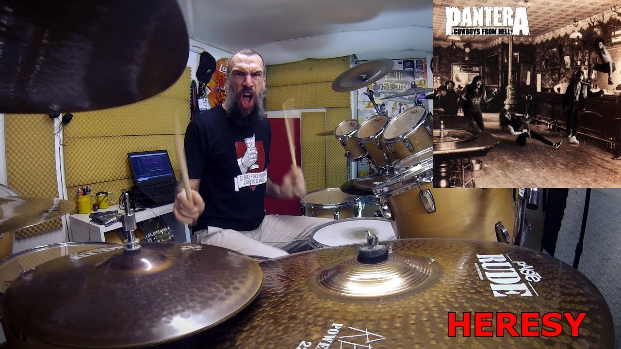 Pantera - Heresy - VINNIE PAUL Drum Cover by Edo Sala