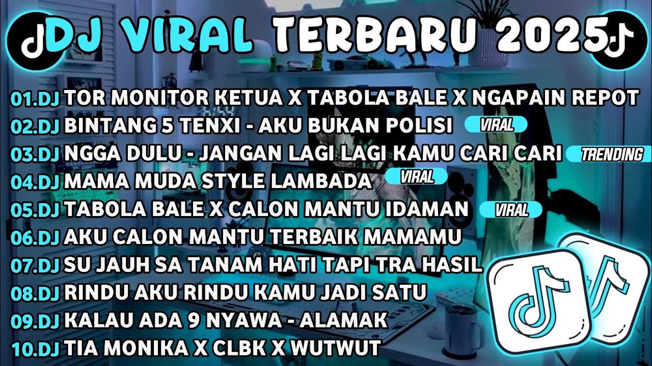 DJ TIKTOK TERBARU 2025🎵DJ TOR MONITOR KETUA X TABOLA BALE X NGAPAIN REPOT🎵DJ BINTANG 5 TENXI