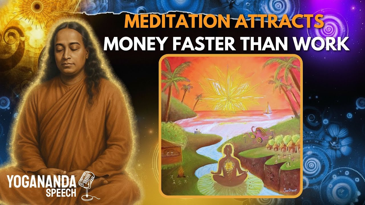 This MEDITATION TECHNIQUE Attracts Wealth FASTER Than Work | Paramahansa Yogananda