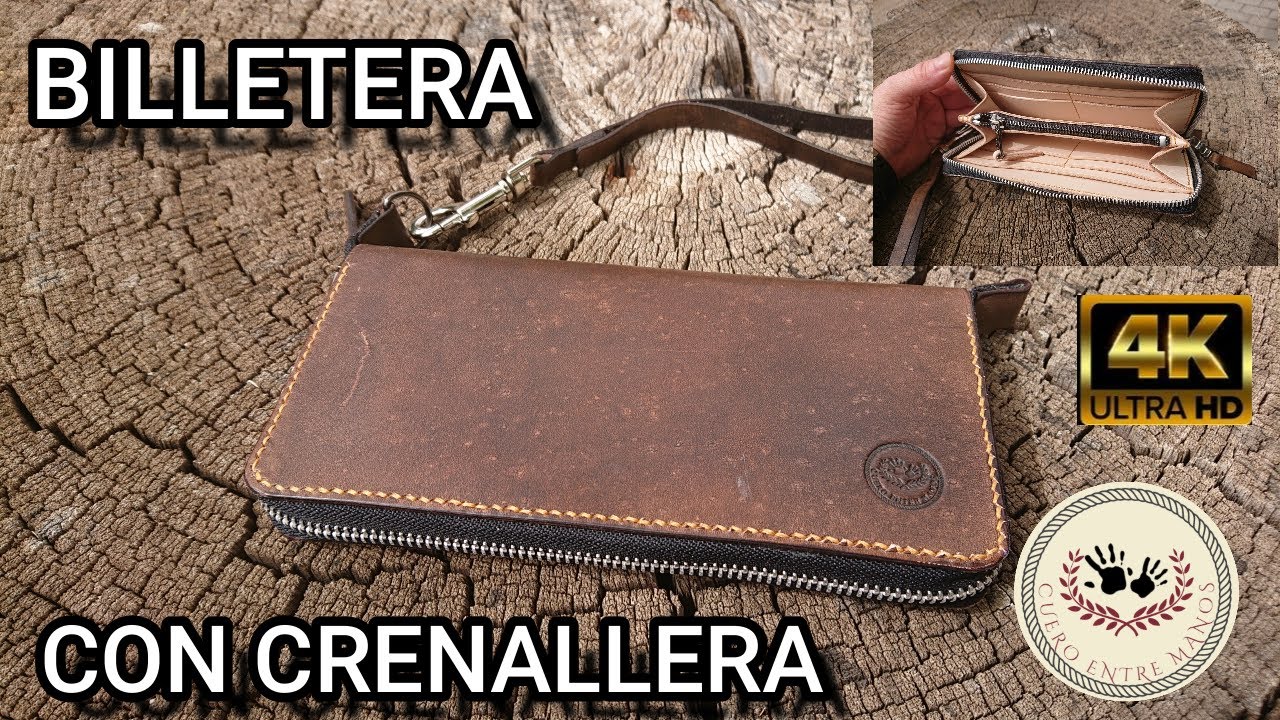 📌BILLETERA con CREMALLERA (probando plantilla)🧵para DAMA