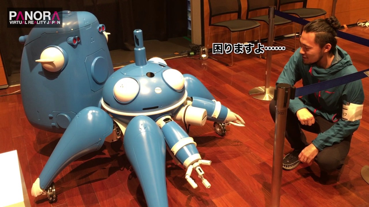 1/2タチコマに質問責めにあう