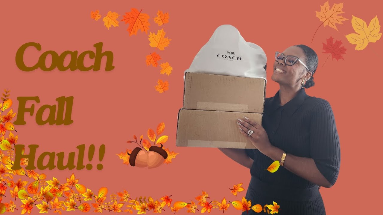 🍂🍁✨️Coach Fall Haul! ✨️🍂🍁🧡