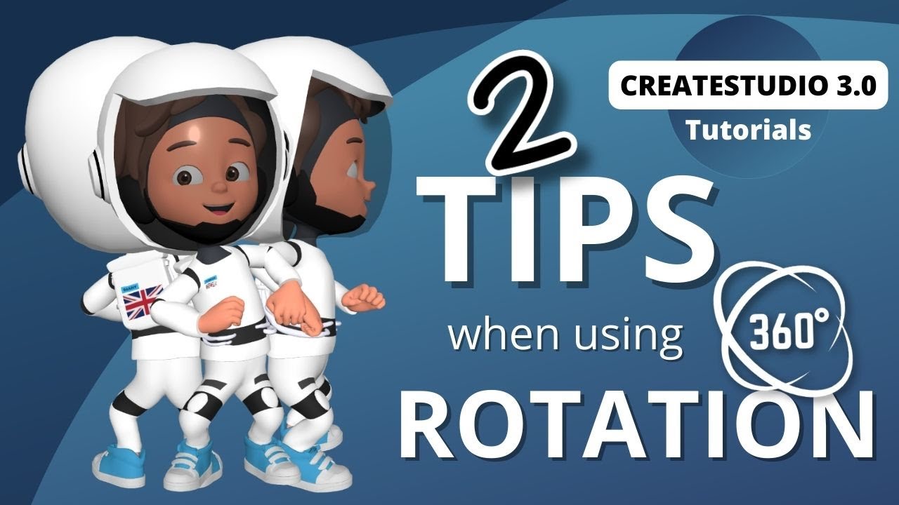 CreateStudio: Two Tips when using 360 Rotation