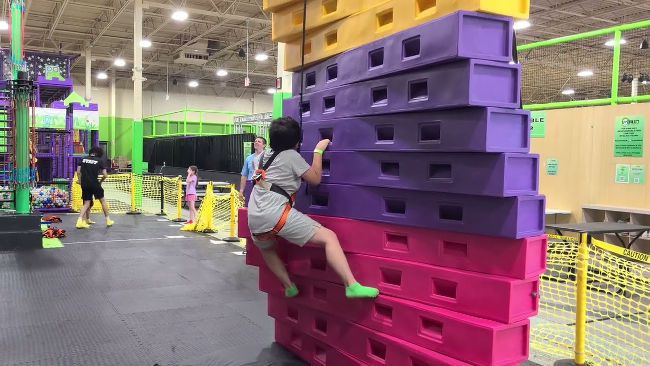 Vincent at Fun City Trampoline Park. July 10, 2024.