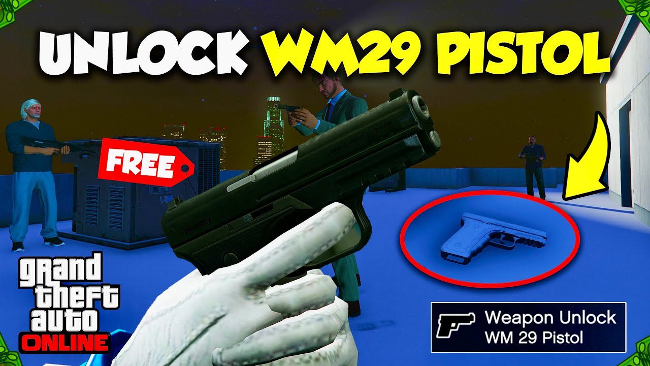 HOW TO UNLOCK THE WM29 PISTOL IN GTA 5 ONLINE! (EASY WEAZEL PLAZA SHOOTOUT GUIDE!)