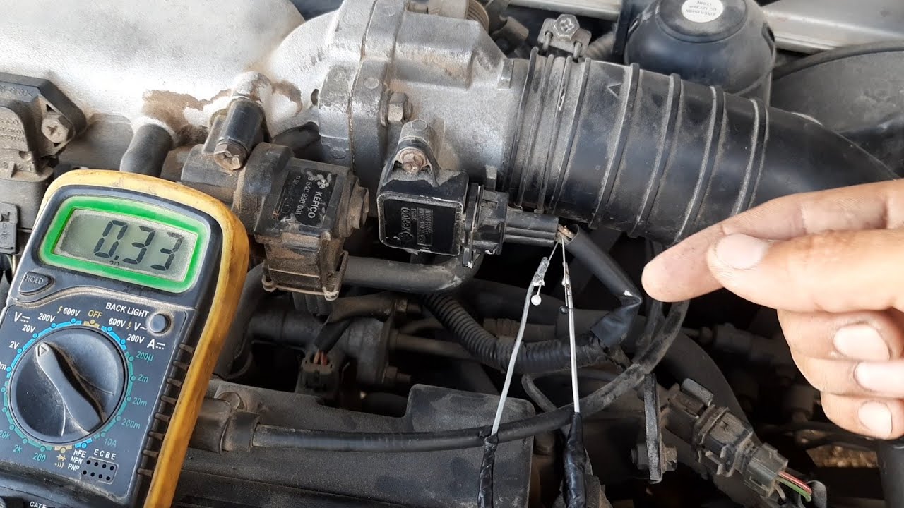 أبسط طريقة لفحص واختبار حساس TPS  تعلم كهرباء السيارات throttle position sensor