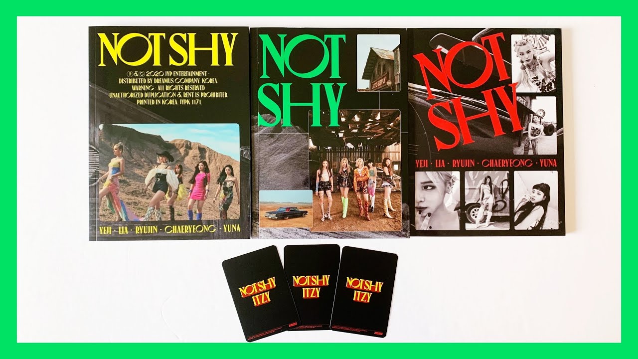 😅✨A Weird Unboxing of ITZY 있지 3rd Mini Album Not Shy (SUBK Versions~)