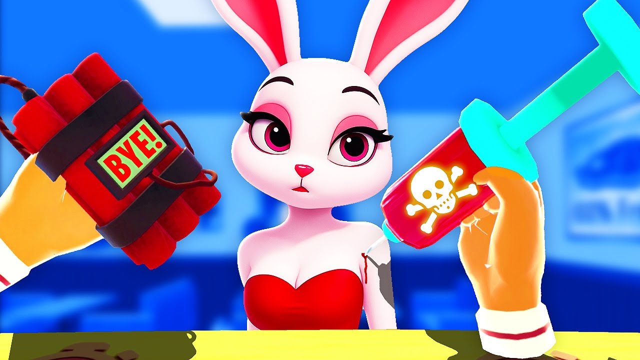 Experimenting on BUNNY in New UPDATE (Cooking Clash VR)