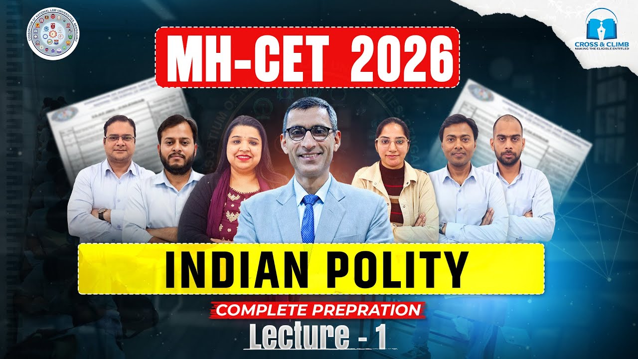 Indian Polity Lecture 1 | MH CET 5 Year Law Syllabus | MH CET 2026 Preparation | crash course 2026