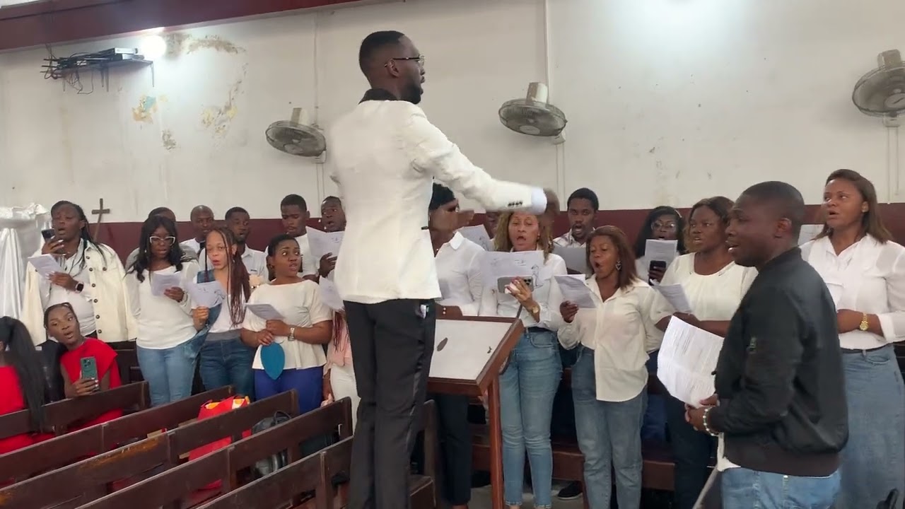 Mon amour #Charles SINGER, #Michel_WACKEHNHEIM. Chorale ANGELUS/Limete Kinshasa