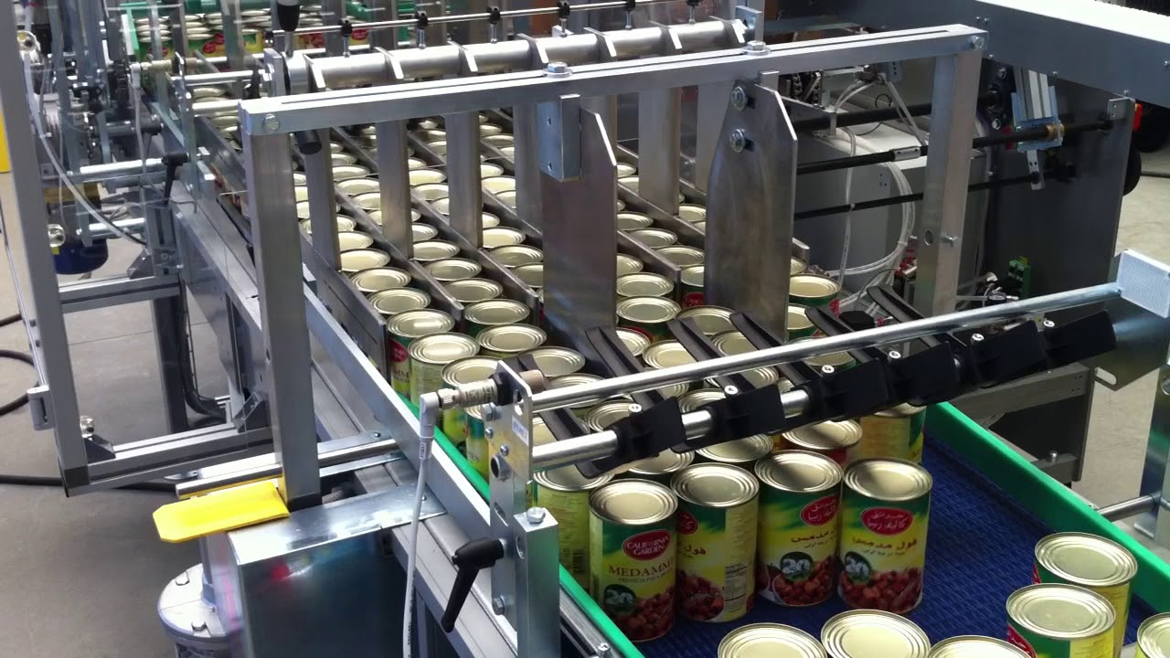 Sotemapack WA 20 wrap around case packer - canned goods