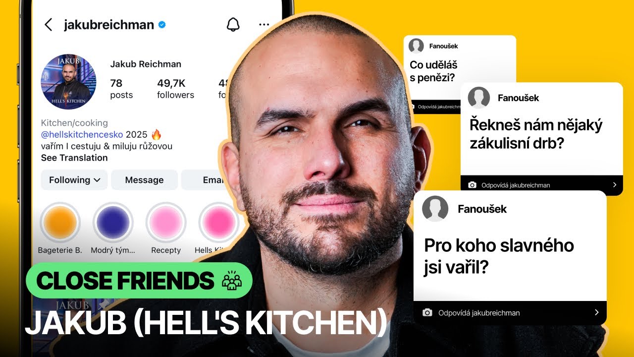 Vítěz Hell's Kitchen Kuba: „Peníze nechám dítěti. Vařil jsem pro Havla i Gotta.“ | CLOSE FRIENDS