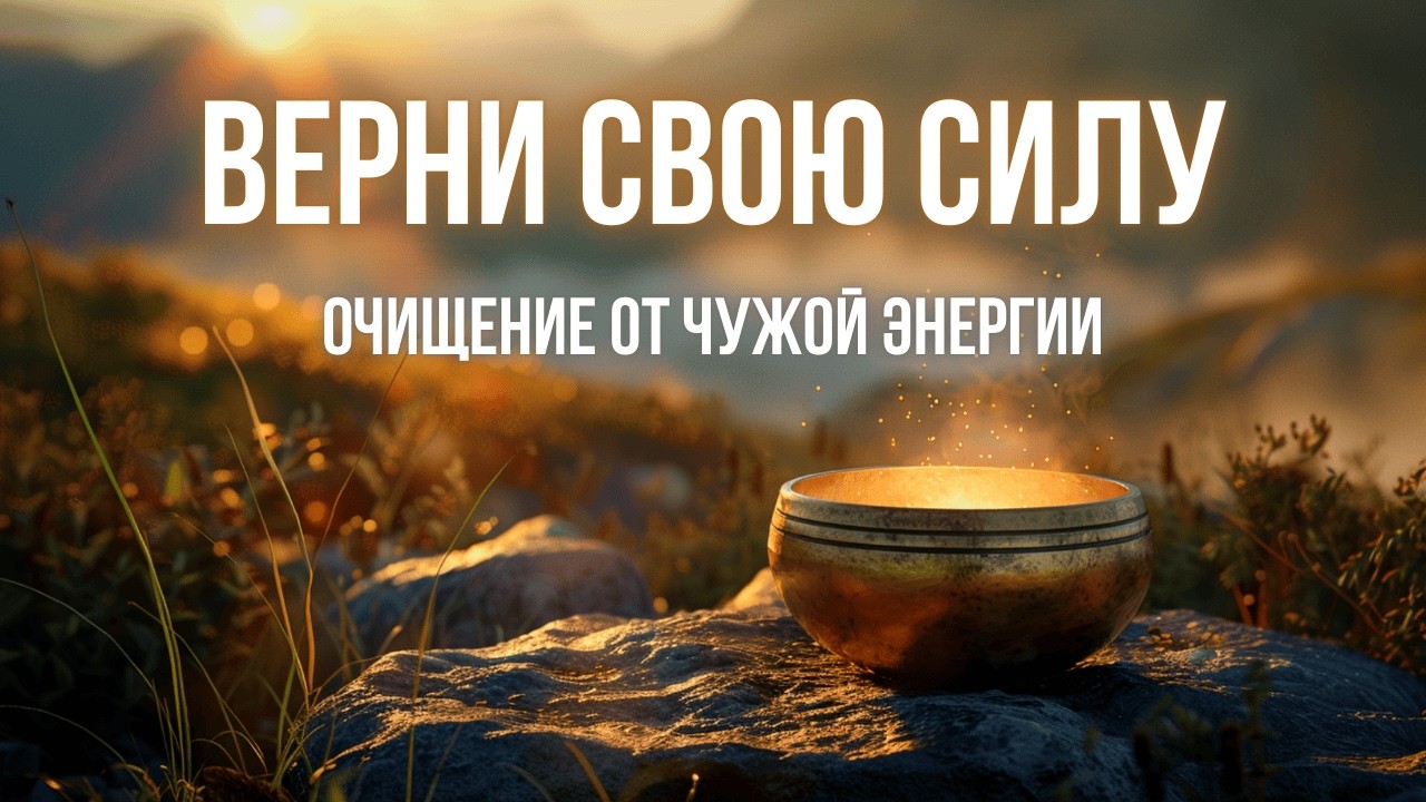 Медитация освобождения от энергетических привязок и возврат своей жизненной силы
