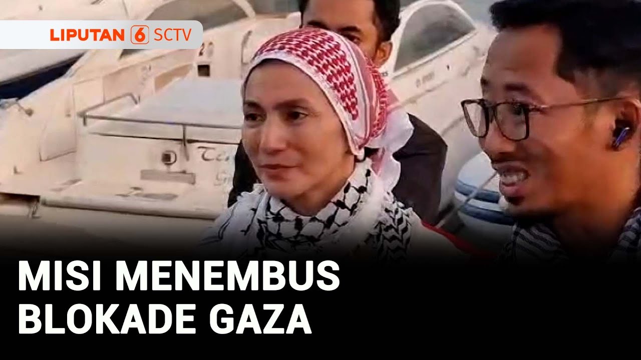 Relawan RI di Global Sumud Flotilla, Wanda Hamidah Ikut Berlayar Menembus Blokade Gaza | Liputan 6