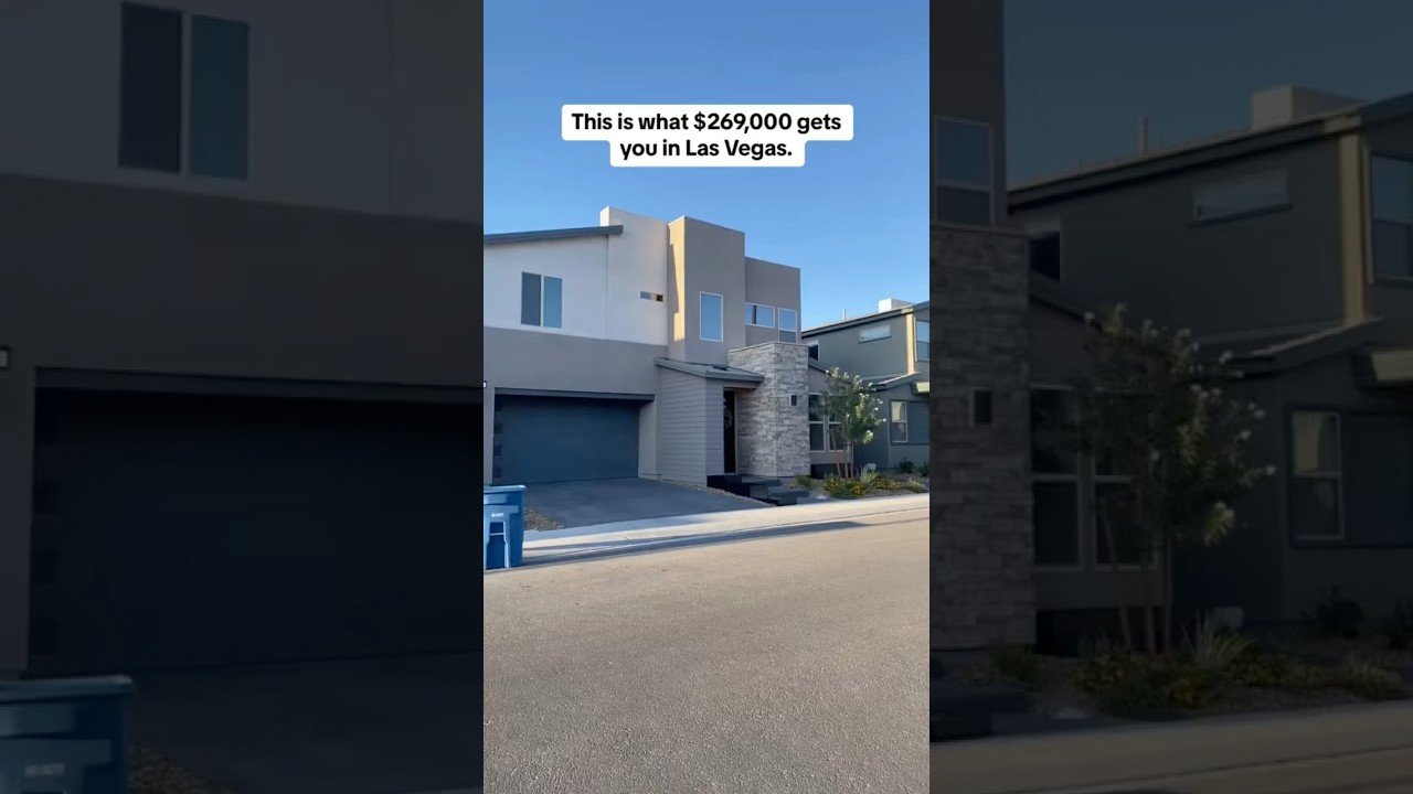 Стартовый дом за 269 тысяч долларов в Лас-Вегасе 💰 #lasvegas #realestate