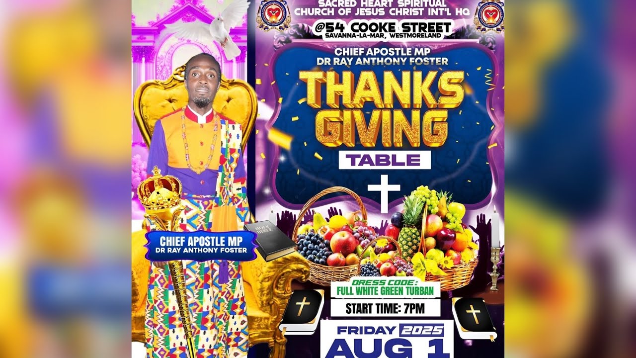 CHIEF APOSTLE MP DR RAY A FOSTER THANKSGIVING TABLE - 2025 - P2